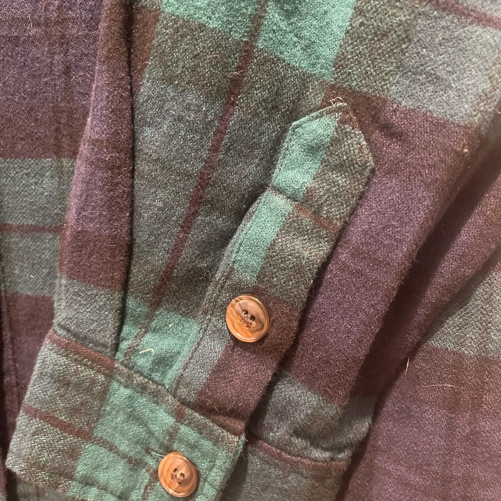 J CREW Flannel Shirt Jacket - Picture 4 of 10